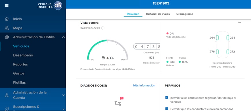 Visualiza el detalle de tus unidades